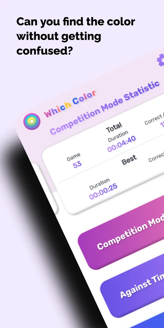 Which Color — Find the color without getting confused