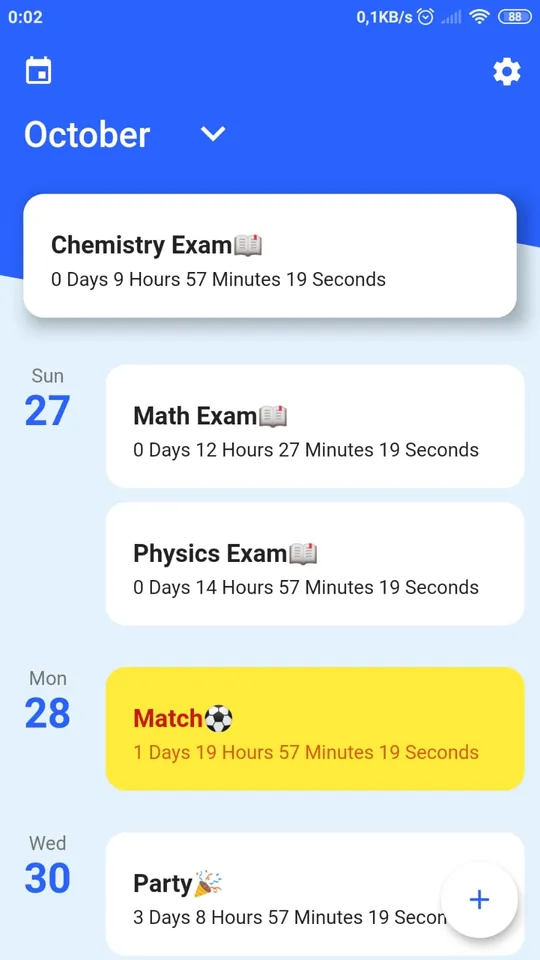 Countdown & Reminder — All your countdowns