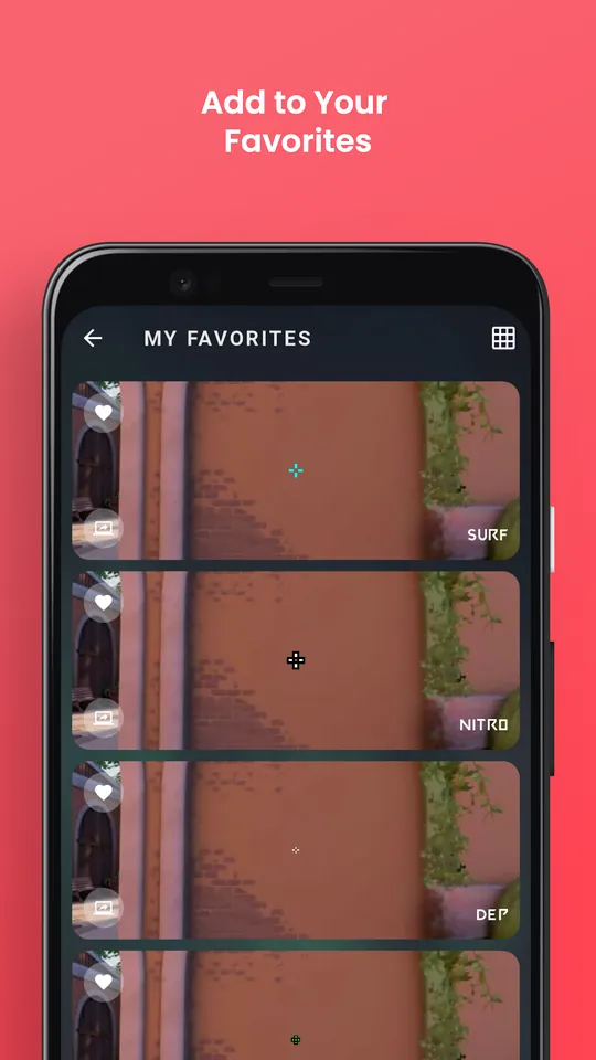 Crosshair — Profile code export