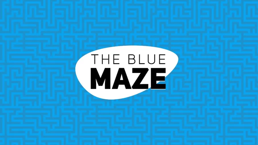 The Blue Maze — The Blue Maze title