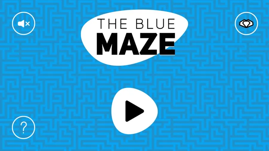 The Blue Maze — Main menu